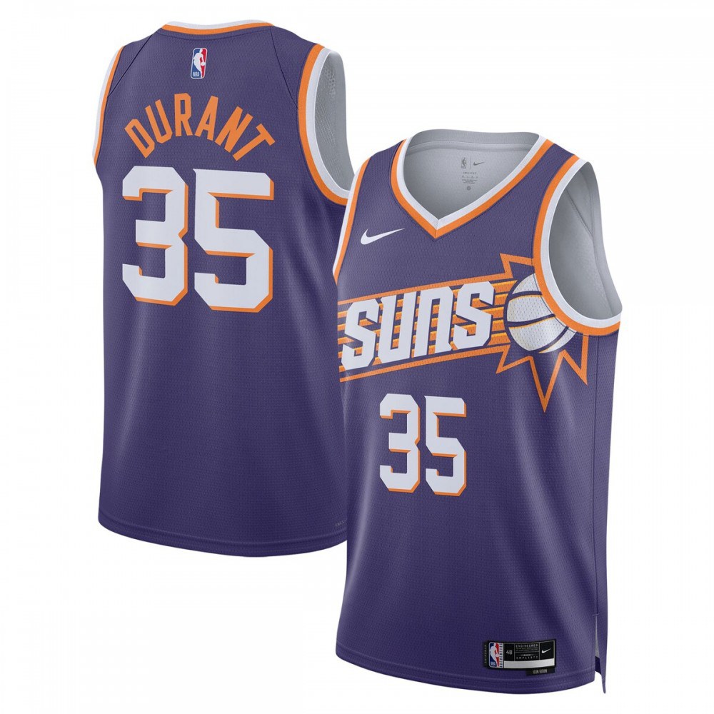 Kevin Durant Phoenix Suns Unisex Swingman Jersey - Icon Edition - Purple-Pro Kit Vault | Brand New 26/27 Sports Jerseys